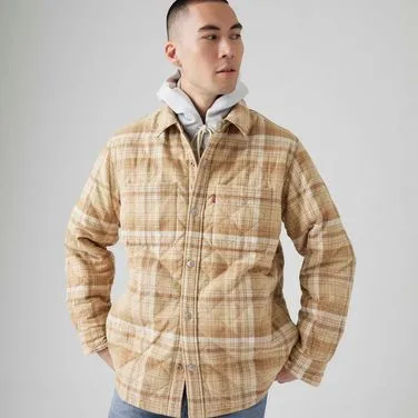 Casaco Levi's® Bryant Padded Reversible Marrom