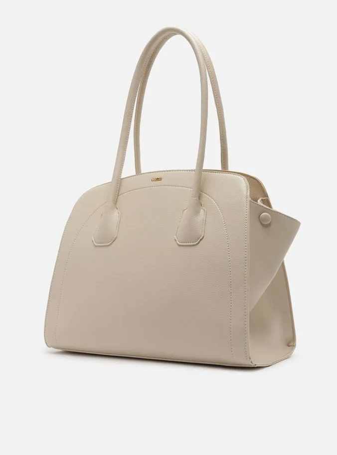 Bolsa Shopping Branca Grande