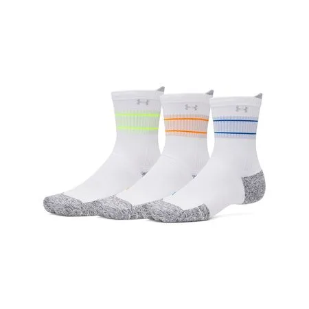 Meia de Corrida Under Armour Run Cushion - Pacote com 3 Pares