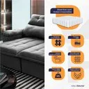 Sofá Retrátil Reclinável Verona 1,50m Suede Velut Molas Ensacadas - King House