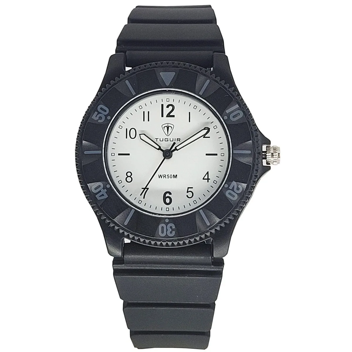Relógio Infantil Menino Tuguir Analógico TG30339 - Preto Preto