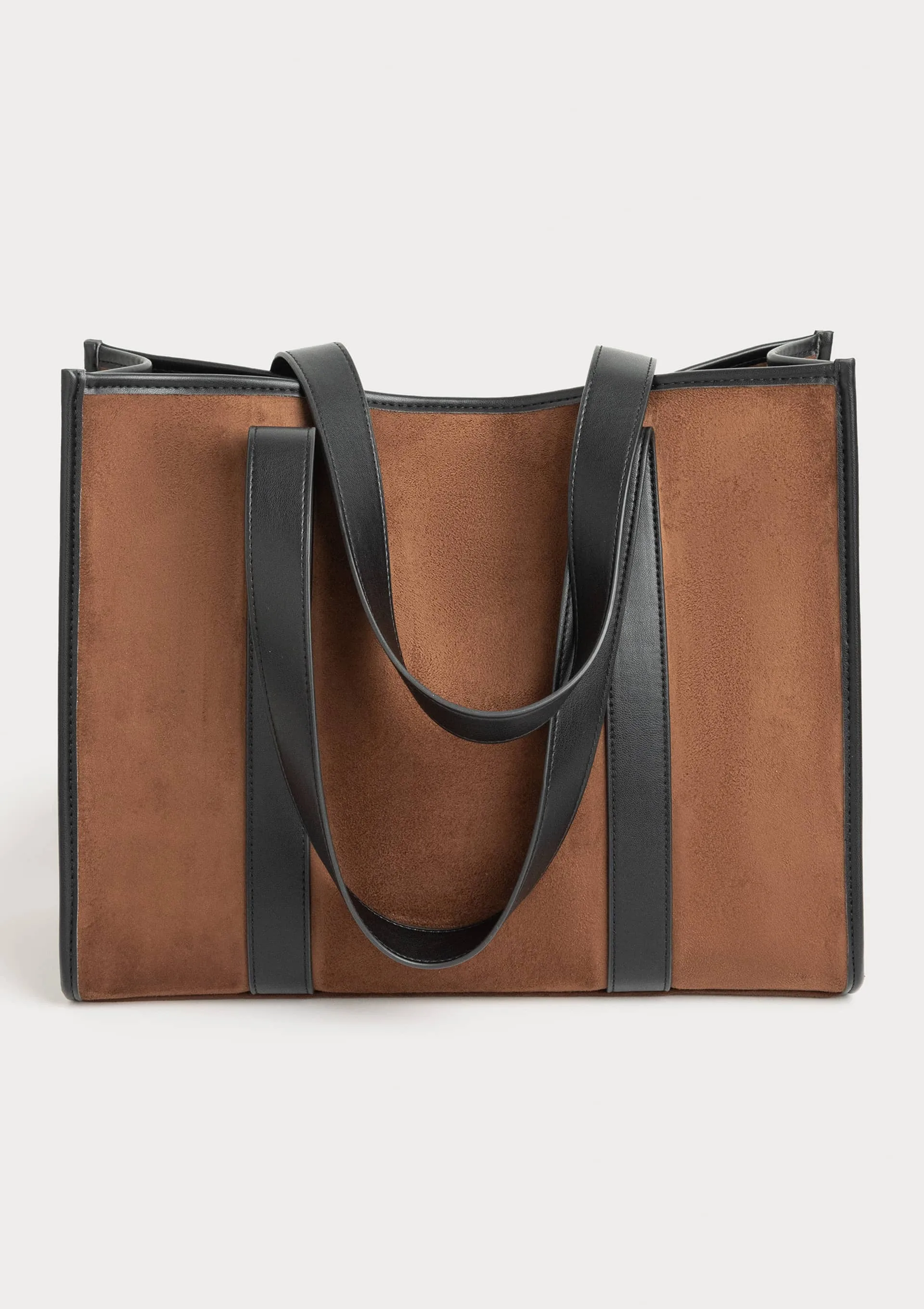 Bolsa Feminina Suede Tote - Marrom