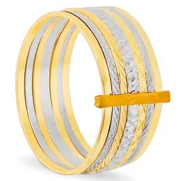 Aliança de Ouro Trabalhada Reta - AS0106