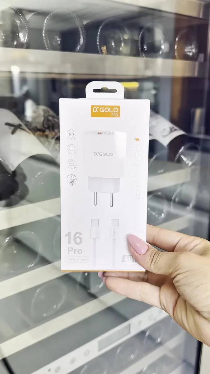 Carregador Turbo 40w Para iPhone 15 16 17 Pro e Pro Max Tipo C Branco com cabo Reforçado Usb-c Fonte Rápido Dupla entrada carregamento turbo 40w Ice Coorel