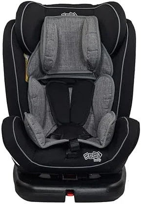 Cadeira de Carro infantil Deluxe 360° Isofix 36kgs Maxi Baby (Cinza)