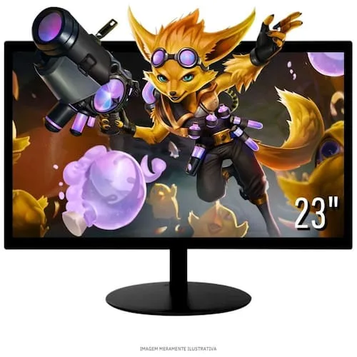Computador Gamer Completo TOB Intel Core i5 SSD 480GB 16GB Teclado Mouse Mouse Pad e Headset Gamer Monitor 23" Windows 10 Pro Trial
