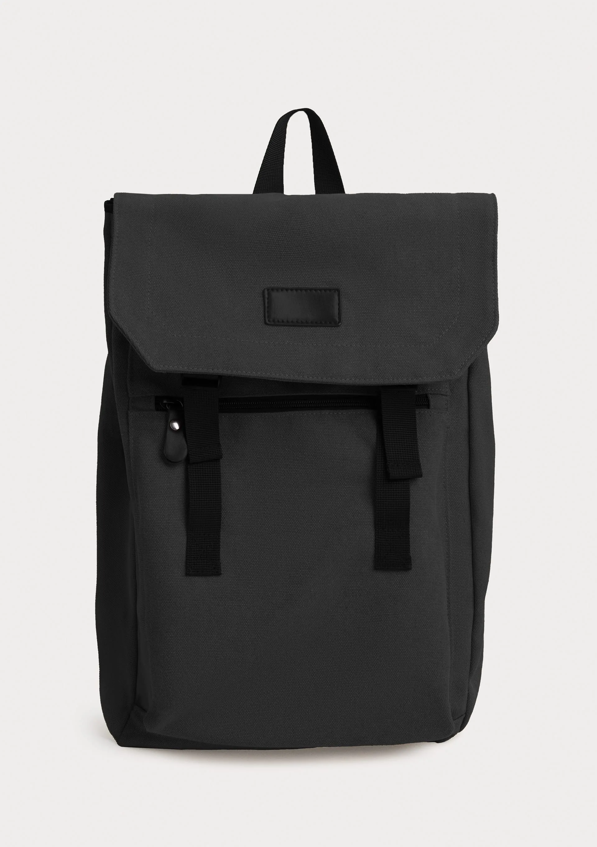 Mochila Masculina Em Lona - Preto