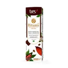 Cápsula TRES Chocolate Rituais 85+ Com 10 Unidades