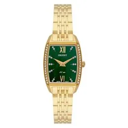 Relógio Feminino Orient Cristais LGSS0069 E3KX Verde|Dourado