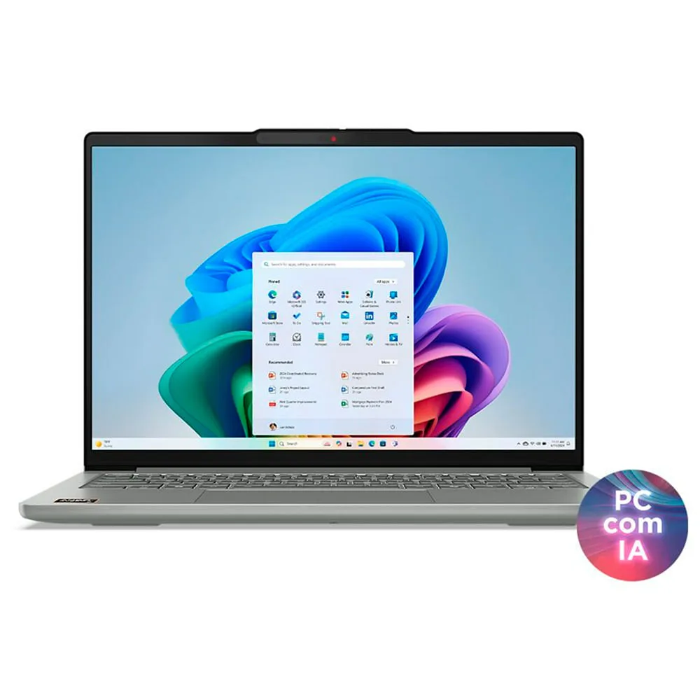 Notebook Lenovo® IdeaPad Slim 3x, Snapdragon X, 16GB, 1TB SSD, Tela de 15,3", W11 Copilot+ - 83TW0003