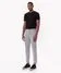 calça slim masculina xadrez com bolsos azul