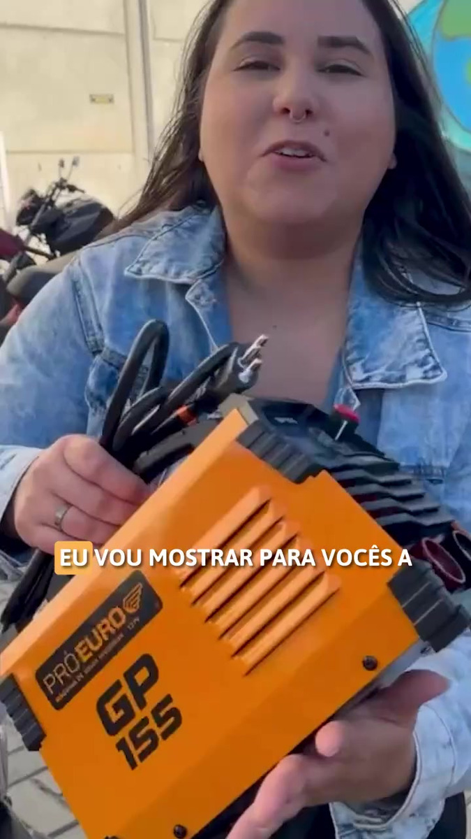 Máquina De Solda Inversora Gp 155a 127v Tig/lift Pró Euro