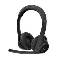 Headset Sem Fio Logitech Zone 300 Com Microfone com Cancelamento de Ruído, Conexão Bluetooth, Bateria Recarregável via USB-C, Grafite- 981-001406