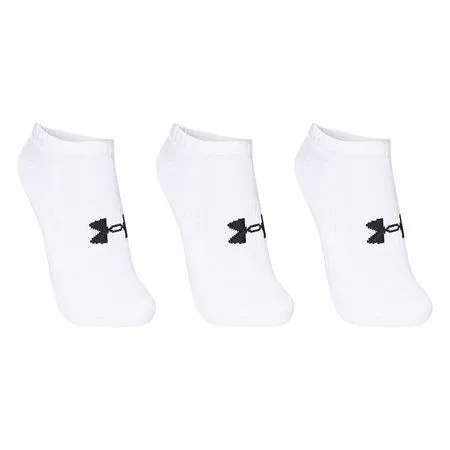 Meia Unissex Under Armour Cotton Invisivel - Pacote com 3 pares