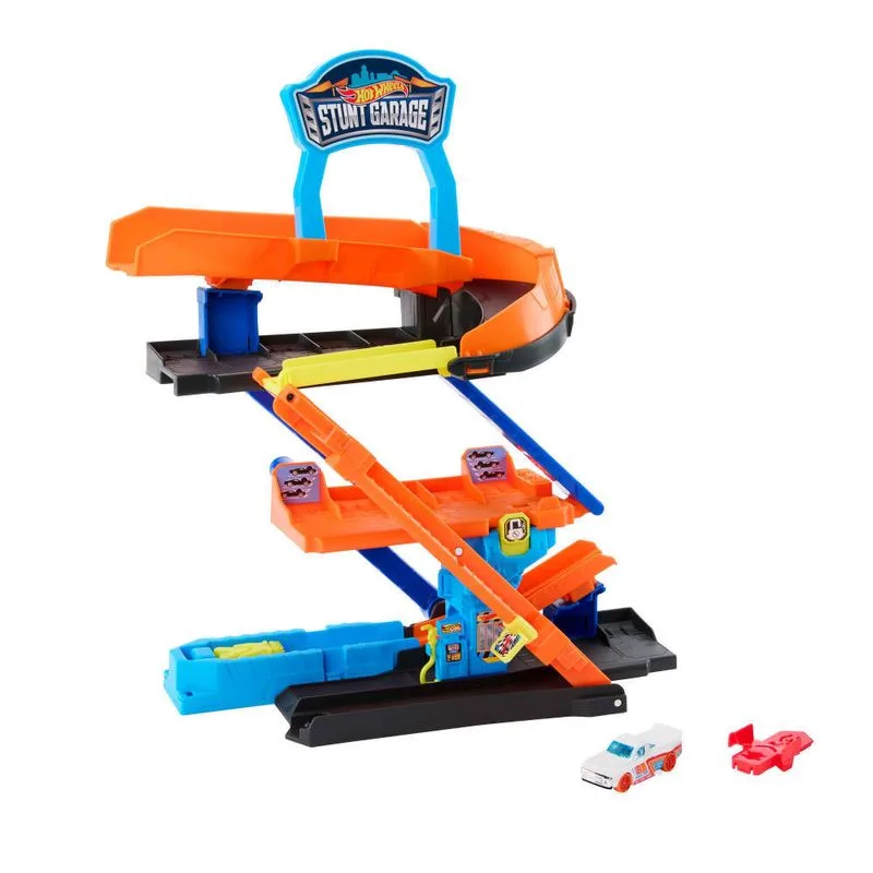 Kit Pista - Hot Wheels - City - Garagem De Acrobacias - Mattel