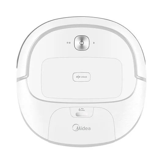 Robô Aspirador de Pó Smartmop Passa Pano Branco Midea Outlet - 1266