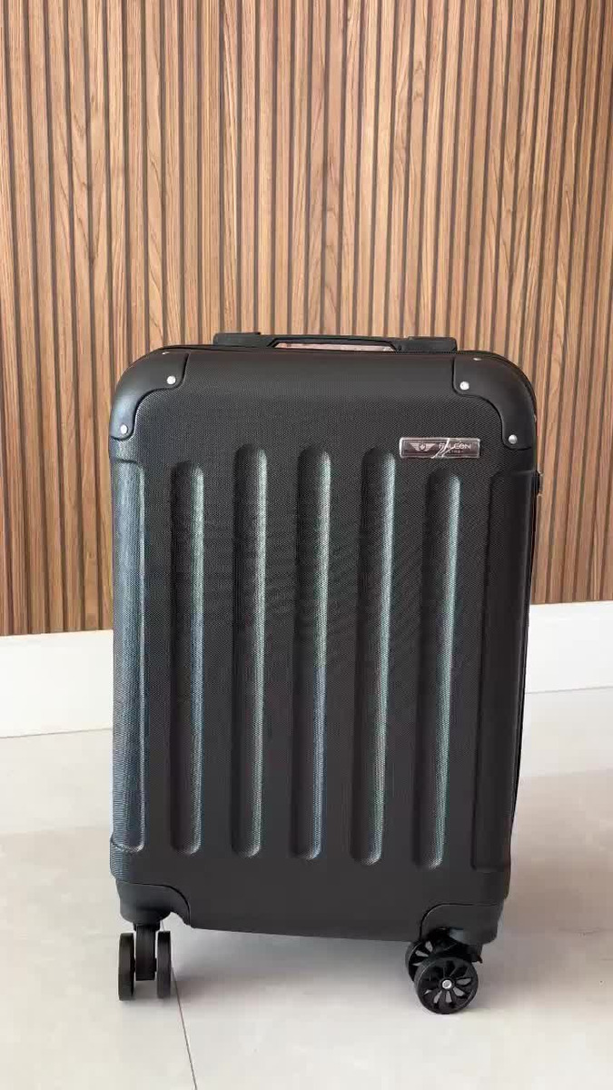 Mala De Viagem Bordo Mão Pequena 10kg Abs Cadeado 360
