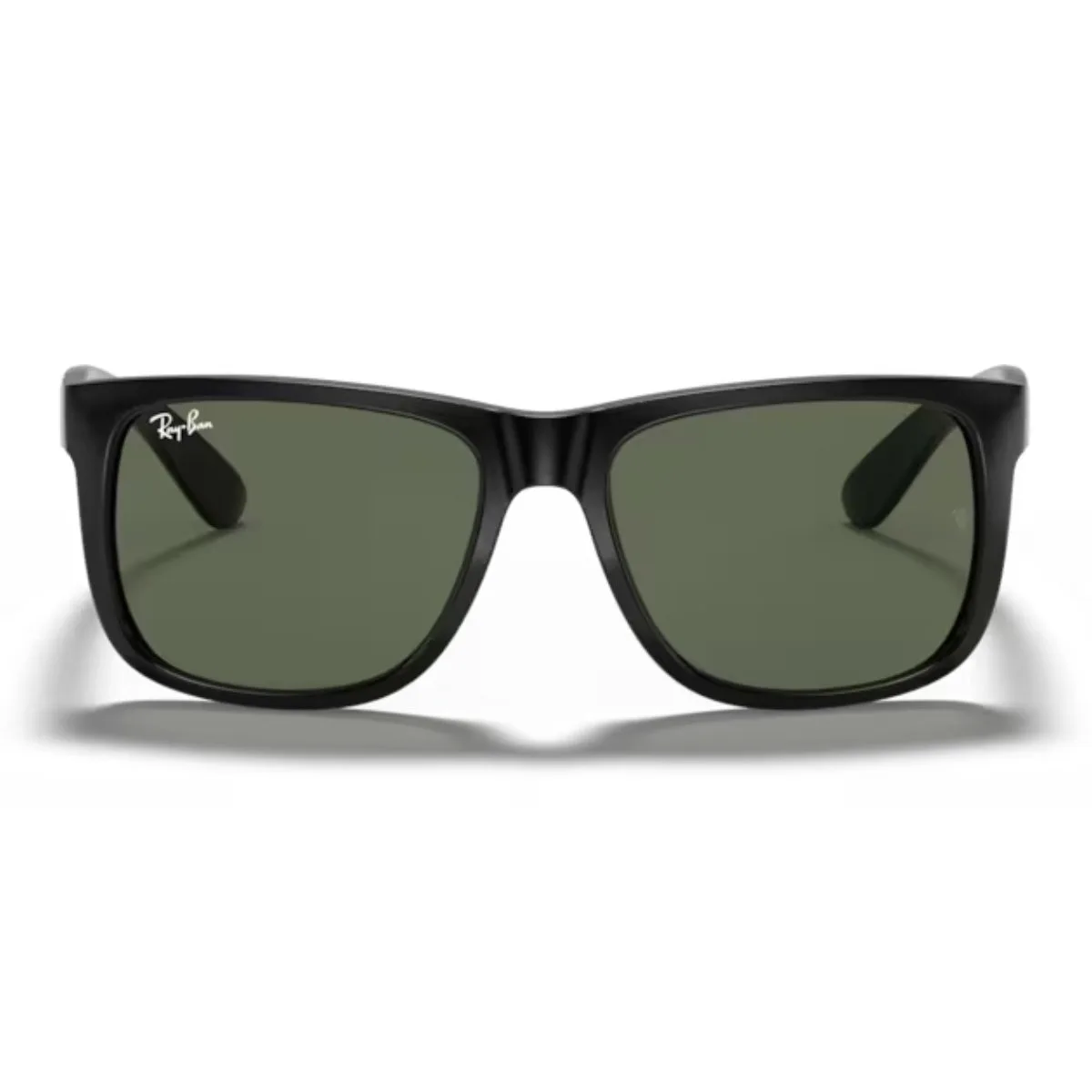 Oculos de Sol Ray-Ban Justin Classico Preto Emborrachado Lente Verde-escuro RB4165L 622/71 57