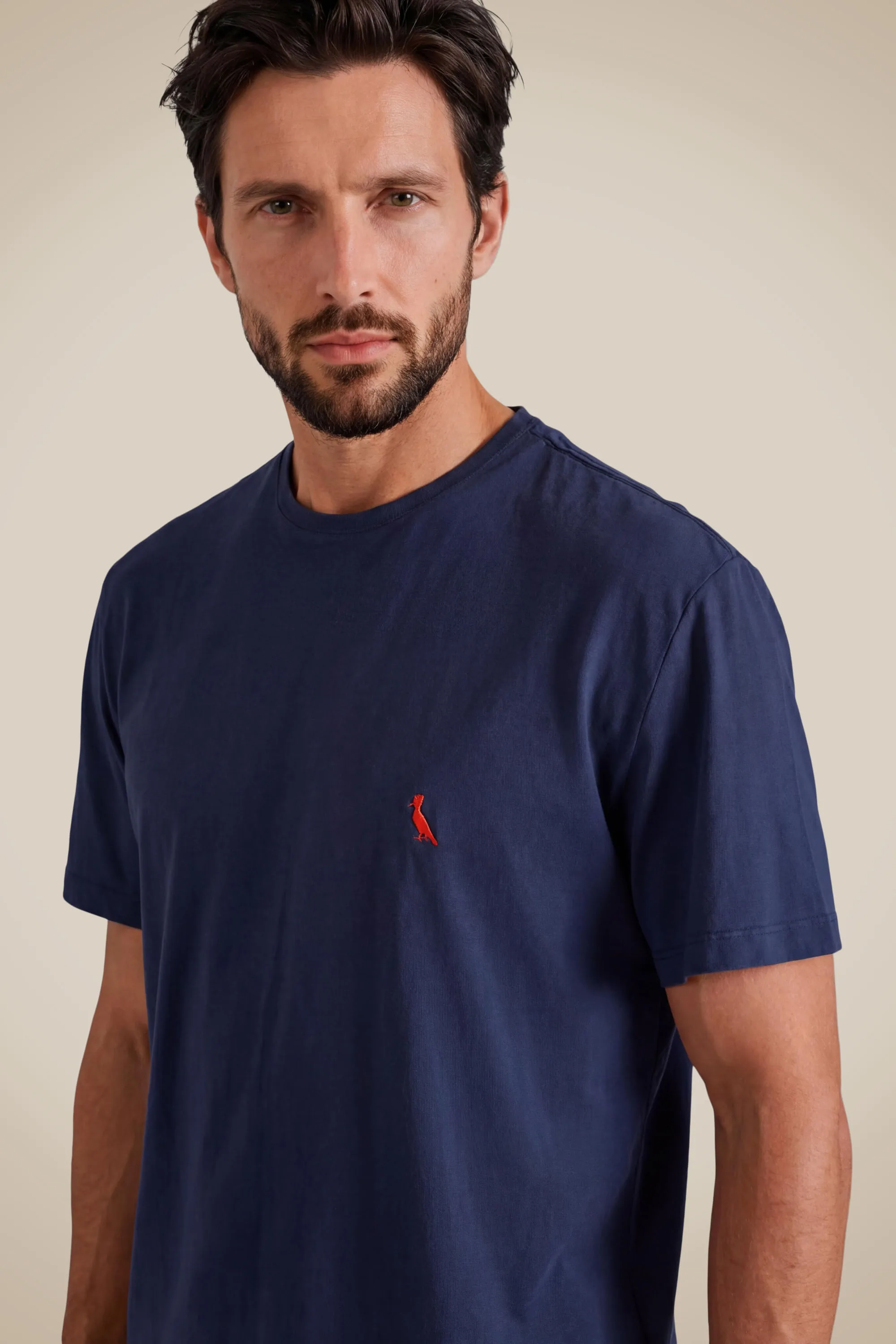 camiseta básica brasa pica-pau bordado