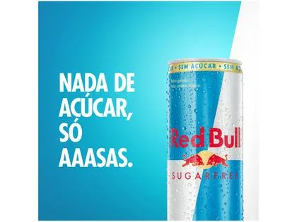 Kit Bebida Energética Red Bull Zero Açúcar 250ml