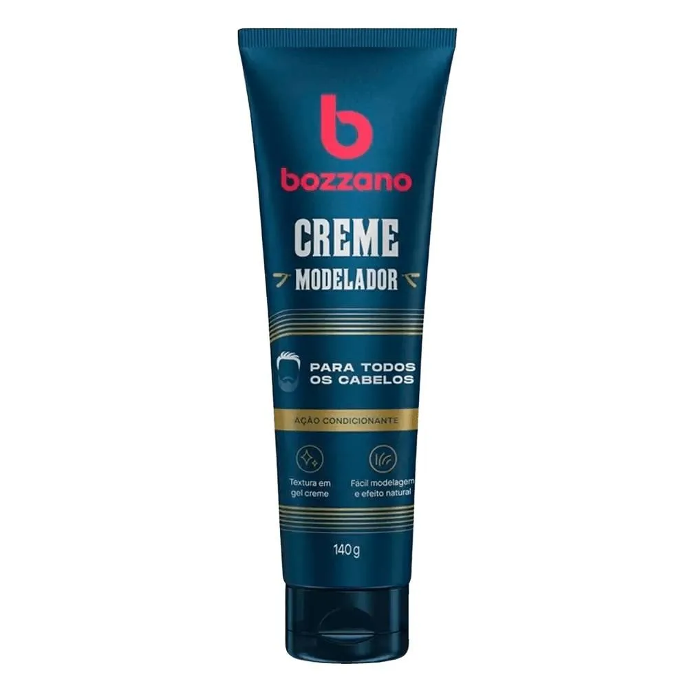 Creme Modelador De Cabelo Bozzano Com Ação Condicionante 140g