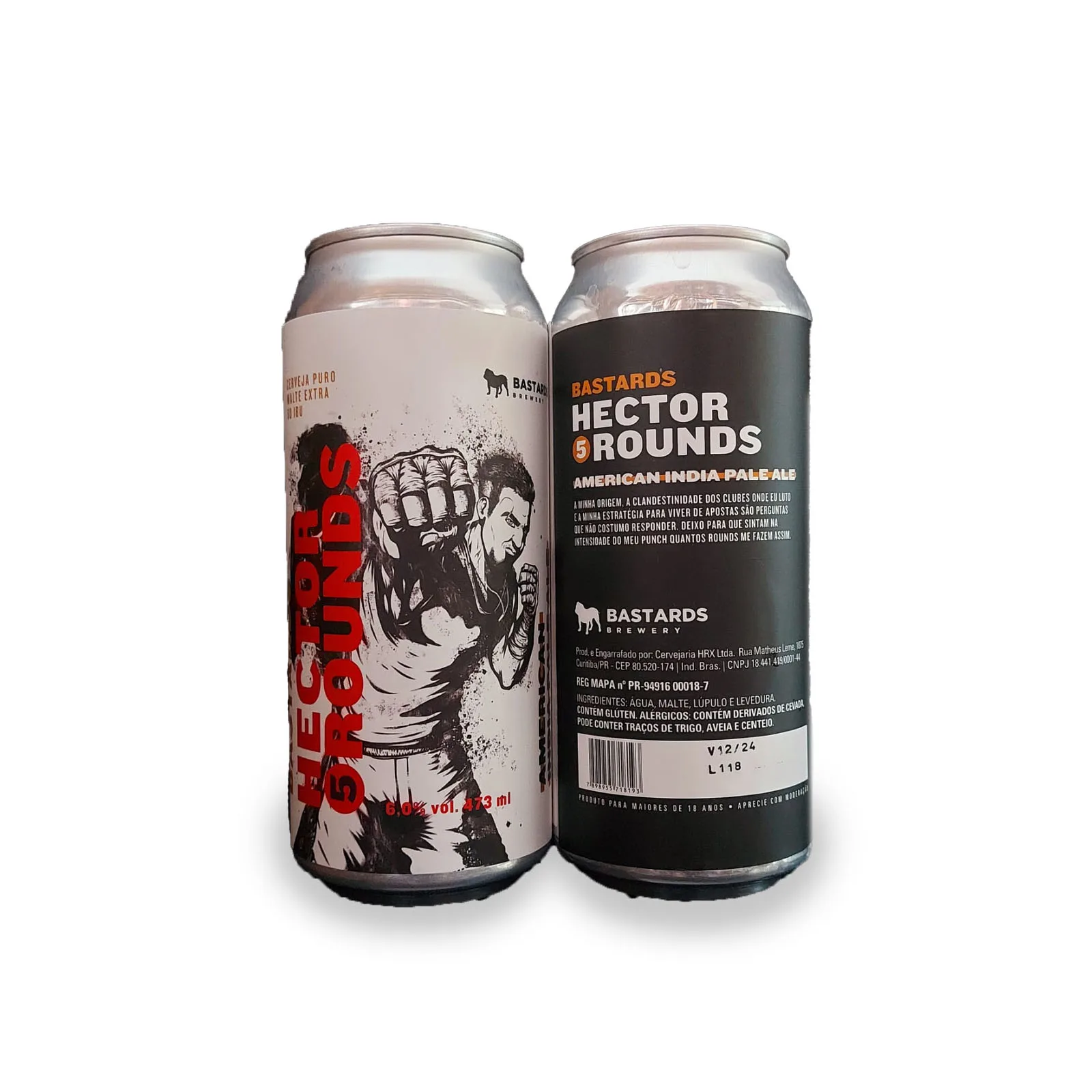 Cerveja Bastards Hector 5 Rounds American IPA 473 ml