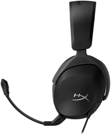 “HyperX Cloud Stinger 2 Core – Fone de ouvido para jogos para PlayStation, fone de ouvido leve sobre a orelha com microfone, função giratória para mudo, drivers de 40 mm – Preto