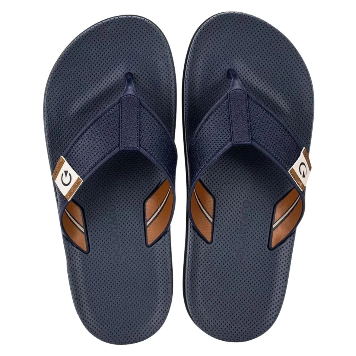 Chinelo Cartago Siena IV Azul Castor Conforto Masculino