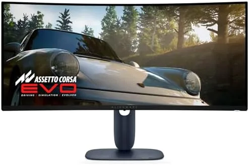 Monitor Gamer Alienware 34" WQHD (3440 x 1440) – 240Hz – QD-OLED Curvo Ultrawide 0,03ms – AW3425DW