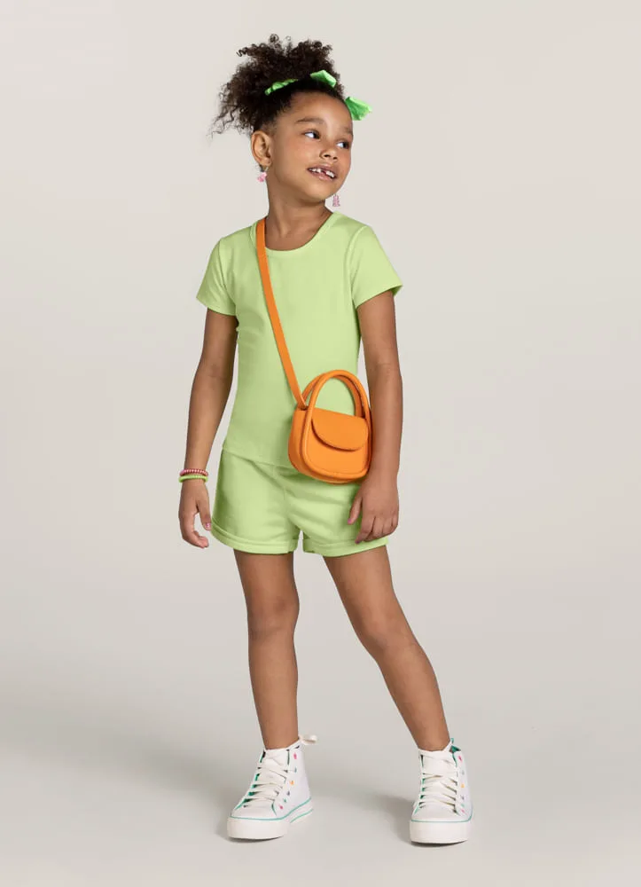 Blusa infantil menina em cotton Brandili