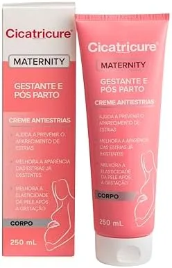 Cicatricure Creme Corporal Maternity Antiestrias 250ml - Gestante | Pós Parto | Maternidade