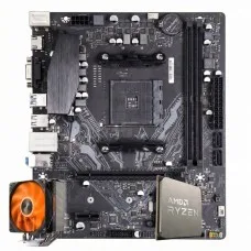 Kit Upgrade, AMD Ryzen 5 5600GT, Placa Mãe Chipset A520, Air Cooler