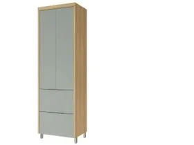 Paneleiro 2 Portas 2 Gavetas Marquesa 70cm 100 MDF Cozinha Modular Nescher