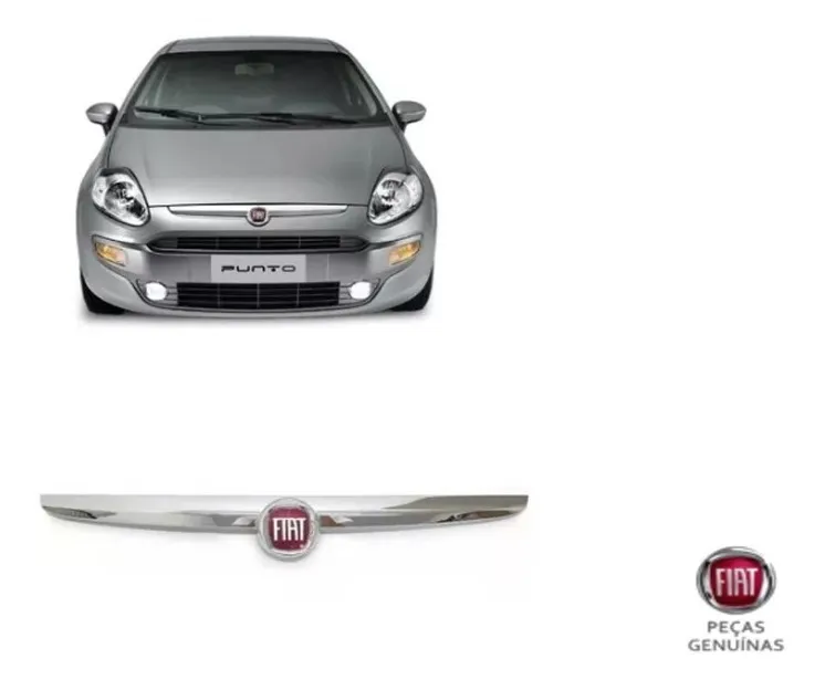 Friso Capo Fiat Punto 2012 2013 2014 Com Emblema Original