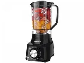 Liquidificador Mondial Turbo L-900 FB Copo Preto Com Filtro 05 Velocidades 900W