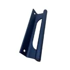Puxador De Aluminio Buzio Porta Portao Correr Preto 20cm