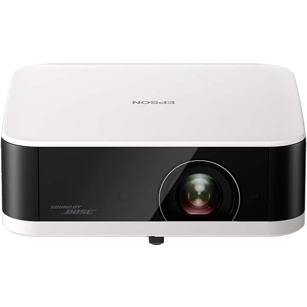 Projetor portátil Epson Lifestudio Pop - Branco Pérola - Full HD com som Bose, aplicativo Epson Projection Studio, Google TV integrada e tecnologia Triple Core Engine para acompanhar o seu estilo de vida CX 1 UN