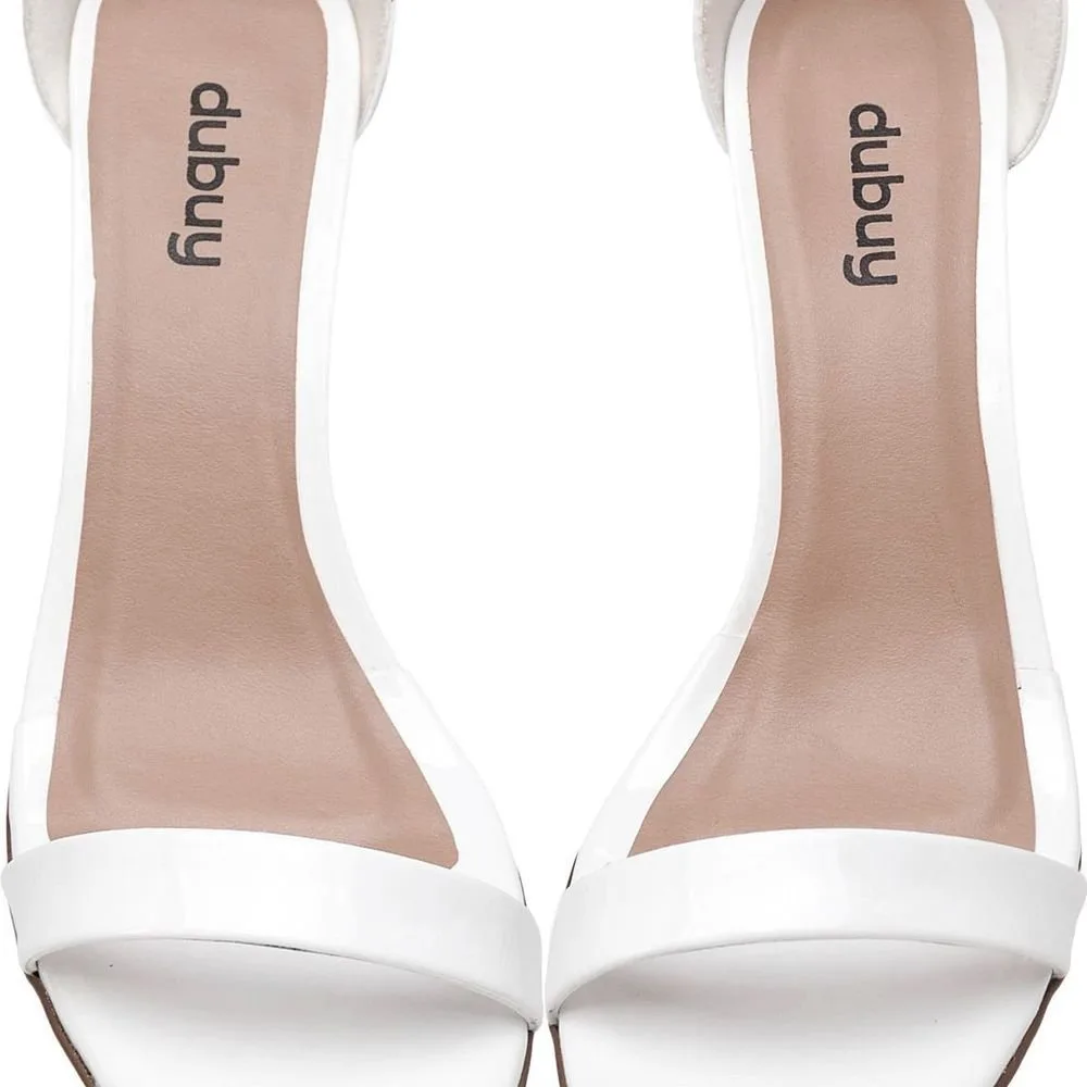 Sandália Salto Alto Feminino DUBUY 306FG Branco