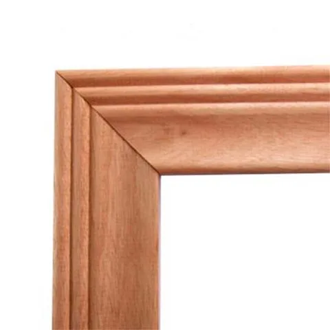 Guarnição / Alizar para Portas de Madeira Moldurada de Eucalipto de 4,5 Cm