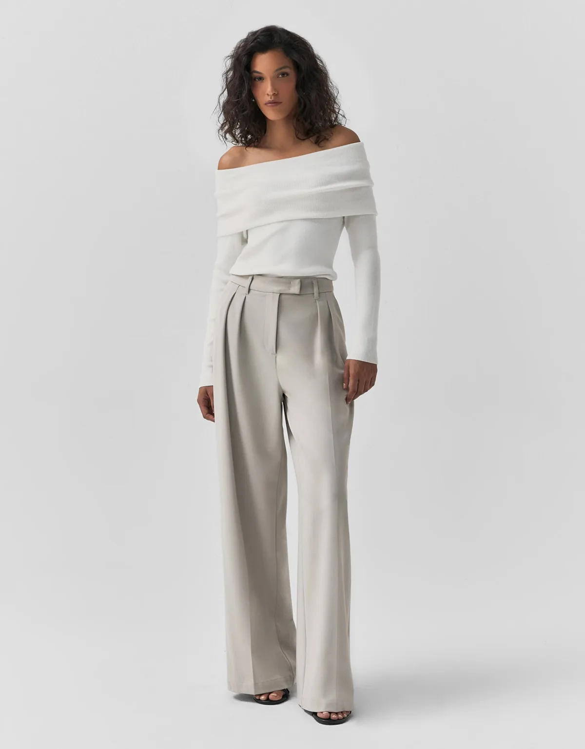 Blusa Tricot Ombro a Ombro
