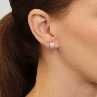 Brinco Icona em Ouro Branco com Diamantes, 0,30ct