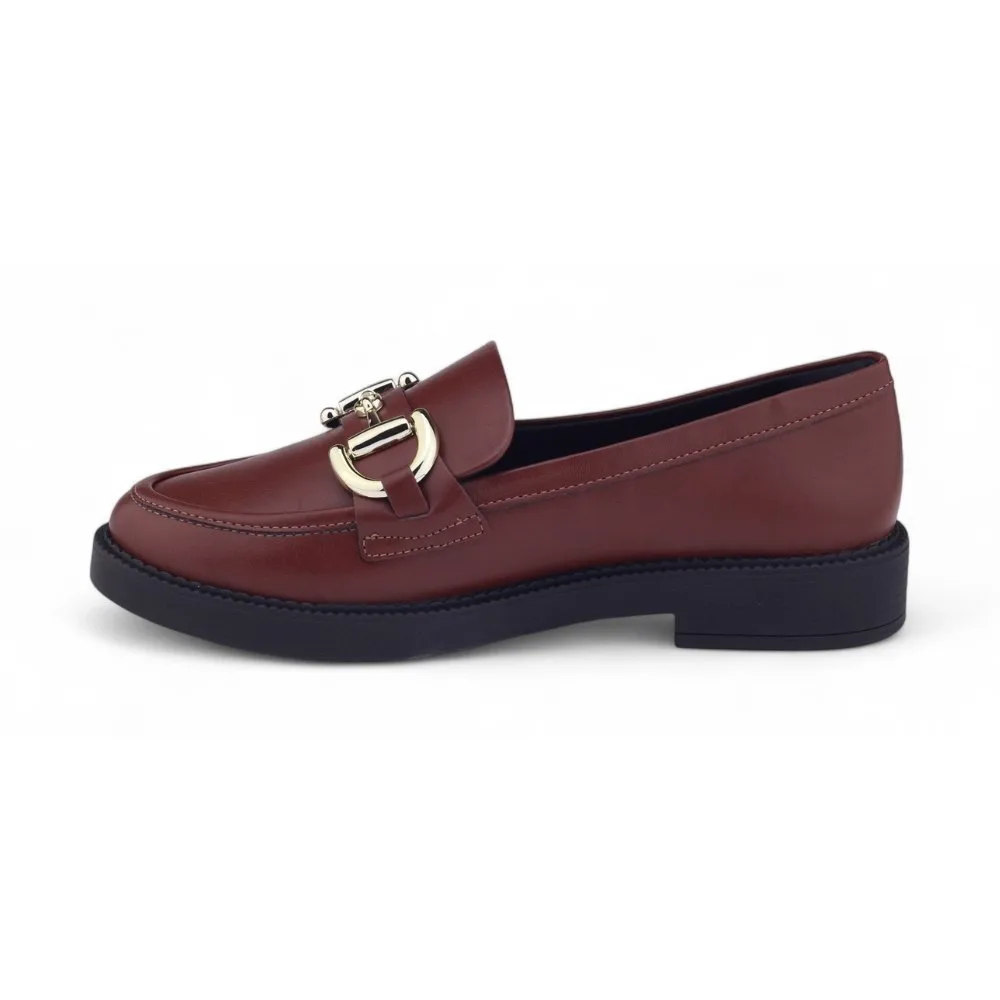 Sapato Mocassim Ramarim 25-11103 Verniz Marrom