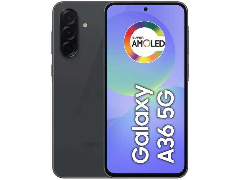 Smartphone Samsung Galaxy A36 256GB 5G 8GB RAM Preto 6,7" Câm. Tripla + Selfie 12MP