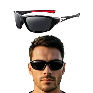 Oculos De Sol Polarizado Masculino Feminino Para Esporte Praia Corrida Volei Proteção UV 100%