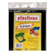Lona Plástica Pc 3mx2m Preta Plasilona Plasitap