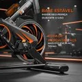 Bicicleta Spinning Ergométrica Semi Profissional Bike Preto ITS Fitness 8kg - Preto+Vermelho