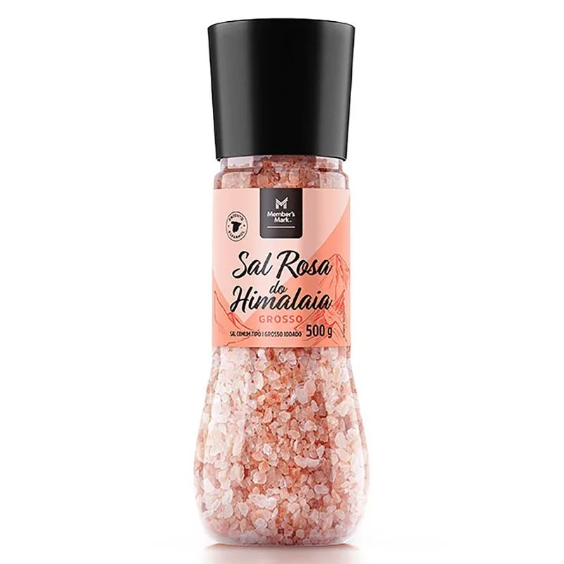 Moedor de Sal Rosa do Himalaia Member's Mark 500g