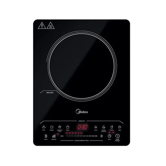 Cooktop Indução 1 Boca Portátil Midea - 77