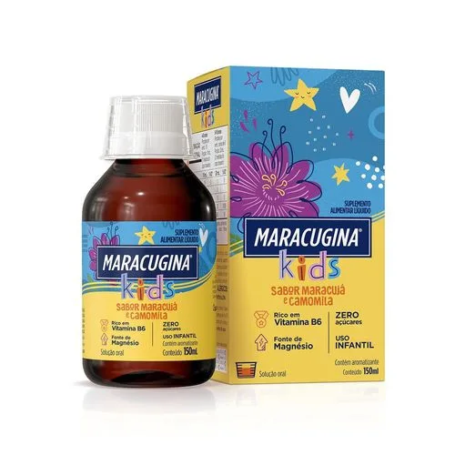 Calmante Fitoterápico Maracugina Kids Maracujá e Camomila - 150 ml