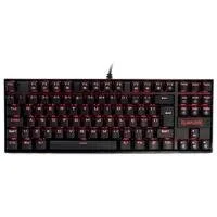 Teclado Mecânico Gamer Redragon Kumara, Anti-Ghosting, LED Vermelho, Switch Red, ABNT2, Preto - K552-2 (PT-RED)